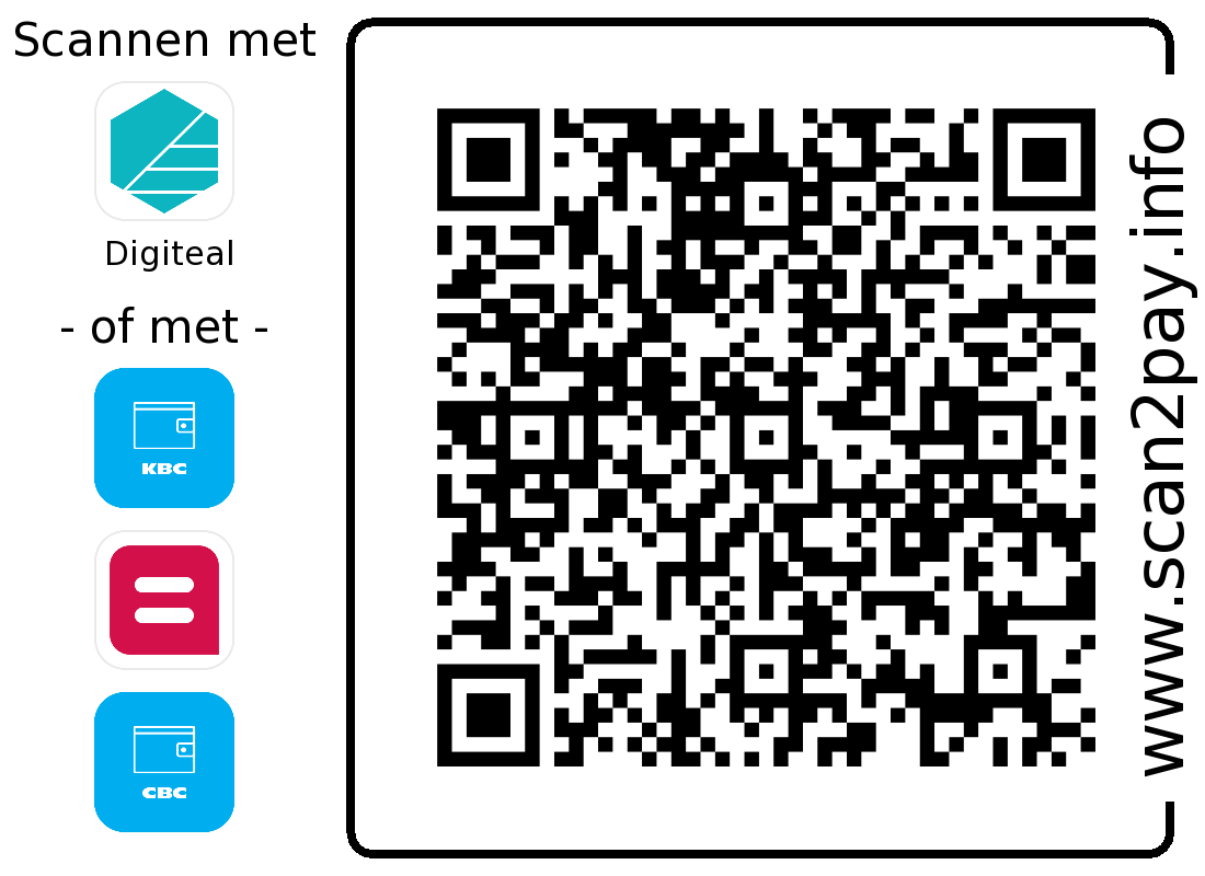 Ontvang donaties via Digiteal - QR-betalingscode